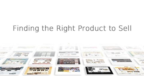 finding the right product to sell online