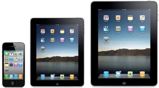 Photo of an iPhone and iPads