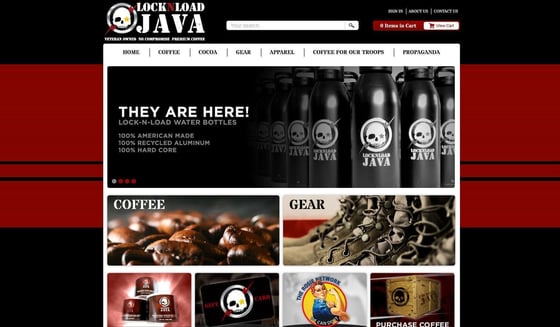 Lock-n-Load Java website screenshot
