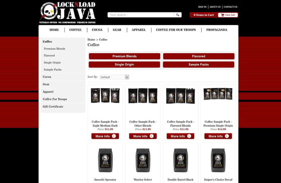 Lock-n-Load Java website screenshot