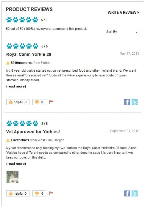 Petco reviews screenshot