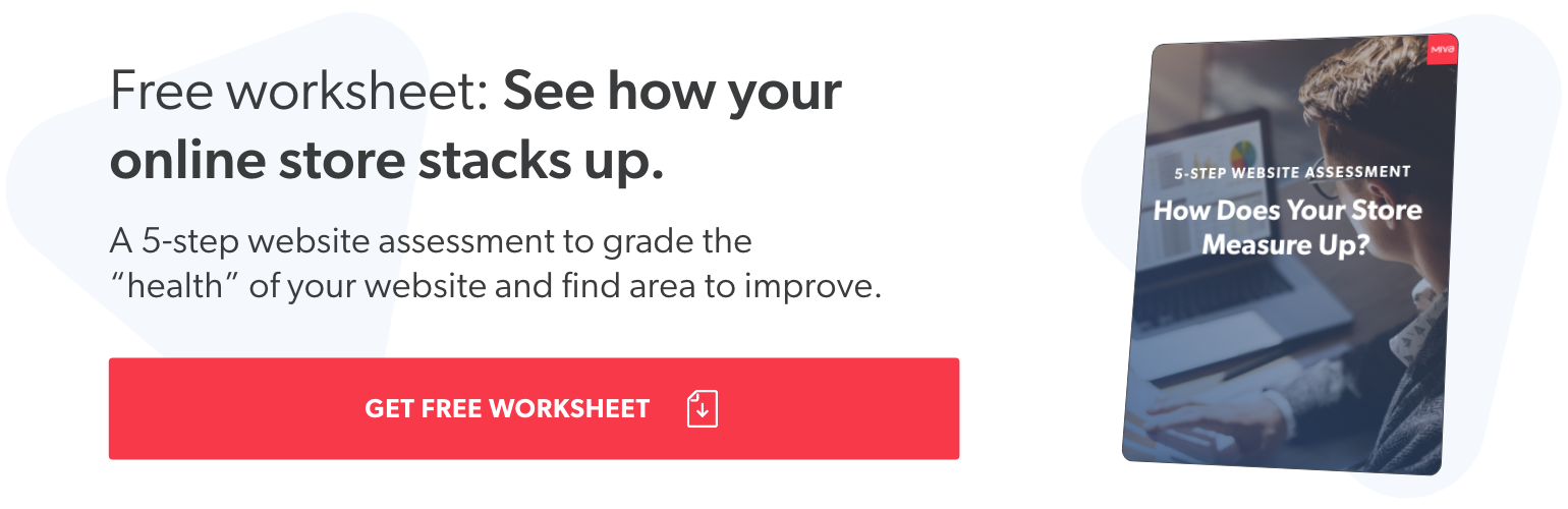 Free worksheet See how your online store stacks up.@2x