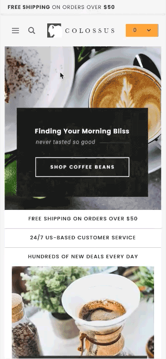 Mobile-friendly ecommerce UX
