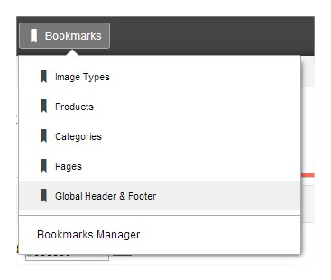 Miva 9 bookmarks manager