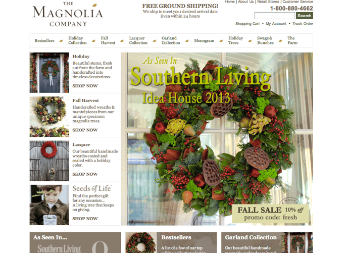 The_Magnolia_Company_homepage