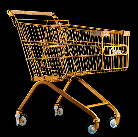 Photo of a gold cart