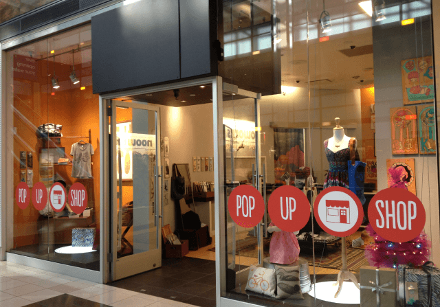 Ecommerce comes to life in a pop-up shop